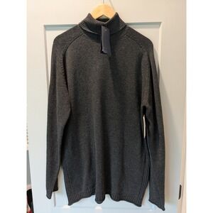 NWT‎ Nonnative Hiker Turtleneck Sweater W/C Yarn Mens Charcoal Knitwear (Read)
